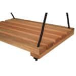 Balanço De Madeira Tão Perto, Tão Longe - Stain E Corda Preta - Meu Móvel De Madeira - Imagem 2