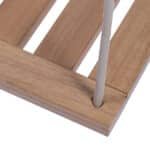 Balanço de Jardim em Madeira 210x54cm Marrom Leve Tramontina - Imagem 2