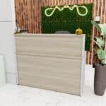 Balcão Atendimento Recepção Consultório 1200x600 Netmobil - Dubaibranco - Imagem 2