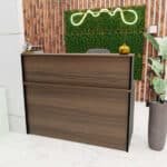 Balcão Atendimento Recepção Consultório 1200x600 Netmobil - Nogal - Imagem 5