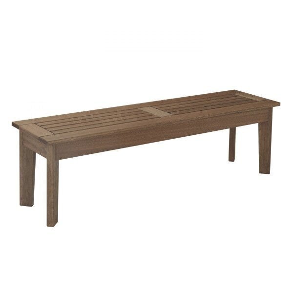 Banco Em Madeira Maciça 3 Lugares 140cm Churrasqueira Primavera Castanho Banco Em Madeira Maciça 3 Lugares 140cm Churrasqueira Primavera Castanho - Imagem 1