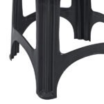 Banqueta Baixa em Plástico 45,5cm Preto Safira Tramontina - Imagem 4