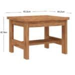 Conjunto Para Jardim De Madeira Eucalipto Solaris Sem Almofada Yescasa Amadeirado - Imagem 3