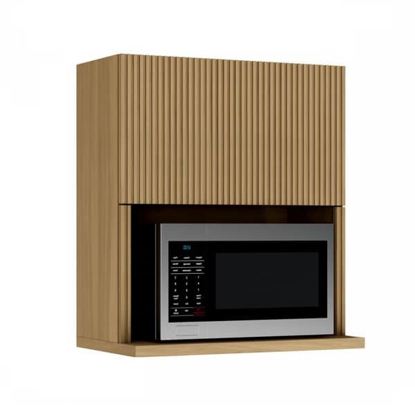 Armário Aéreo de Cozinha 100% MDF Nature com 1 Porta 70x80x42cm Rainha Nesher Armário Aéreo de Cozinha 100% MDF Nature com 1 Porta 70x80x42cm Rainha Nesher - Imagem 1