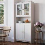 Armário Multiuso Cozinha Americana Com Porta De Vidro Brancogelo - Imagem 2