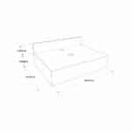 Bancada Em Porcelanato Para Banheiro Completo Alto Padrao 60cm Sem Cuba Branco - Imagem 2