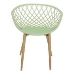 Cadeira Poltrona Clarice Sidera Nest Web C Apoio De Braço - Verde