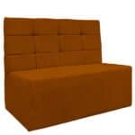 Canto Alemão Confortável Para Apartamento Cozinha E Restaurantes Veludo Terracota - Imagem 2