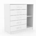 Cômoda 5 Gavetas 1 Porta Zurique Evidência Móveis - Imagem 2