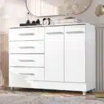 Comoda Gisele 4 Gavetas 2 Portas - Imagem 3