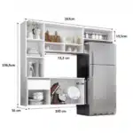 Cozinha Compacta Sol 5 Portas 1 Gav - Imagem 2