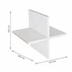 Divisão Cruz para Nicho Modular Branco Spaceo KUB - Imagem 2