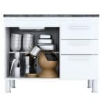 Gabinete De Pia Gemeos 1,00m - Imagem 3