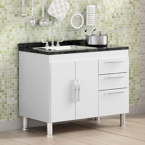 Gabinete De Pia Gemeos 1,00m Gabinete De Pia Gemeos 1,00m - Imagem 1