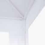 Gazebo Aço Polietileno Branco 2,44x1,95x2,95m Sero Naterial - Imagem 3