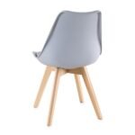 Kit - 4 X Cadeiras Leda - Cinza Claro - Imagem 3