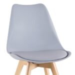 Kit - 4 X Cadeiras Leda - Cinza Claro - Imagem 4