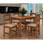 Mesa Arauna Com 4 Cadeiras Primavera - Imagem 2