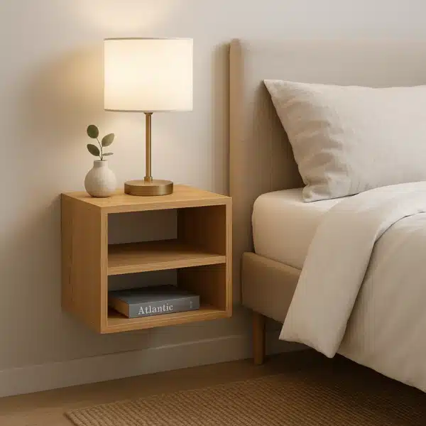 Mesa Cabeceira Criado Suspenso Mudo Mesinha Quarto Sala Retro Industrial Moderna Bide Cama Nicho Mesa Cabeceira Criado Suspenso Mudo Mesinha Quarto Sala Retro Industrial Moderna Bide Cama Nicho - Imagem 1