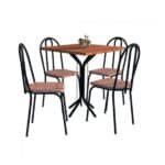 Mesa Dalia 4 Cadeiras Com Tampo Artefamol