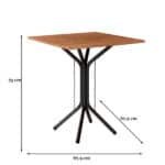 Mesa Dalia 4 Cadeiras Com Tampo Artefamol - Imagem 3