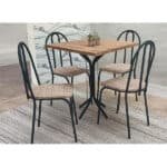 Mesa Dalia 4 Cadeiras Com Tampo Artefamol - Imagem 4