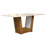 Mesa De Madeira 6 Lugares Helena Imbuia - Pnr Móveis