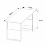 Mesa Para Escritório 160cm Me4182 Tecnomobili - Imagem 2