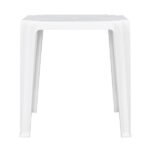 Mesa de Jardim Plástico 72x69x69cm Branco Tambaú Tramontina - Imagem 2