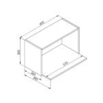 Nicho De Parede Para Microondas Funcionale Preto - Imagem 3