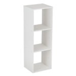 Nicho Modular 104,1x35,9x30cm Madeira Branco Spaceo KUB