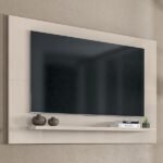 Painel Para Tv Até 60 Polegadas Safira 1 Prateleira Off White - Casa D - Imagem 2