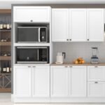 Paneleiro Torre Quente 3 Portas 2 Nichos Para Forno Unna Yescasa Branco - Imagem 4