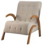 Poltrona 65cm Veludo Bari Viero Móveis