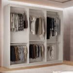 Roupeiro Casal Closet Light Com 3 Prateleiras Moderna - Imagem 2