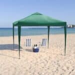 Tenda Articulada Gazebo 3x3m Articulado Alumínio Praia Camping Com Bolsa-verde - Imagem 3