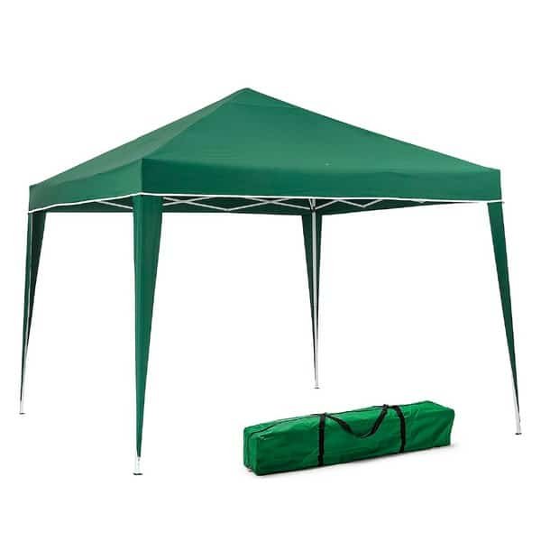 Tenda Articulada Gazebo 3x3m Articulado Alumínio Praia Camping Com Bolsa-verde Tenda Articulada Gazebo 3x3m Articulado Alumínio Praia Camping Com Bolsa-verde - Imagem 1