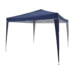 Tenda Gazebo Sanfonado Articulada Impermeável Barraca Camping E Praia 3x3 Fortt Azul - Tgs001-a
